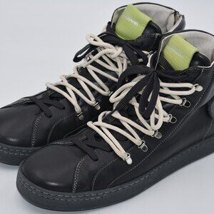 Dolce and Gabbana High top zip up sneakers with travel dust bag